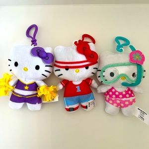 Hello Kitty plush danglers blind box, set of 3